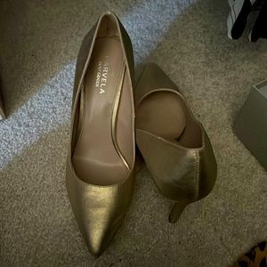 Kurt Geiger Carvela gold heels